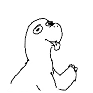 Dino drawing