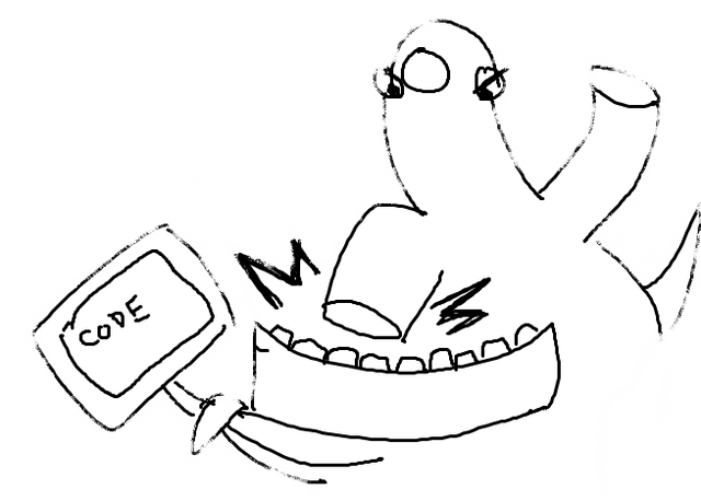 Dino drawing
