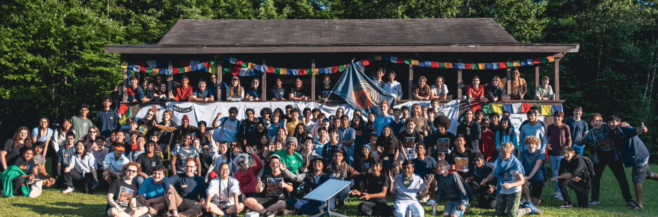 Hack Club members at a hackathon